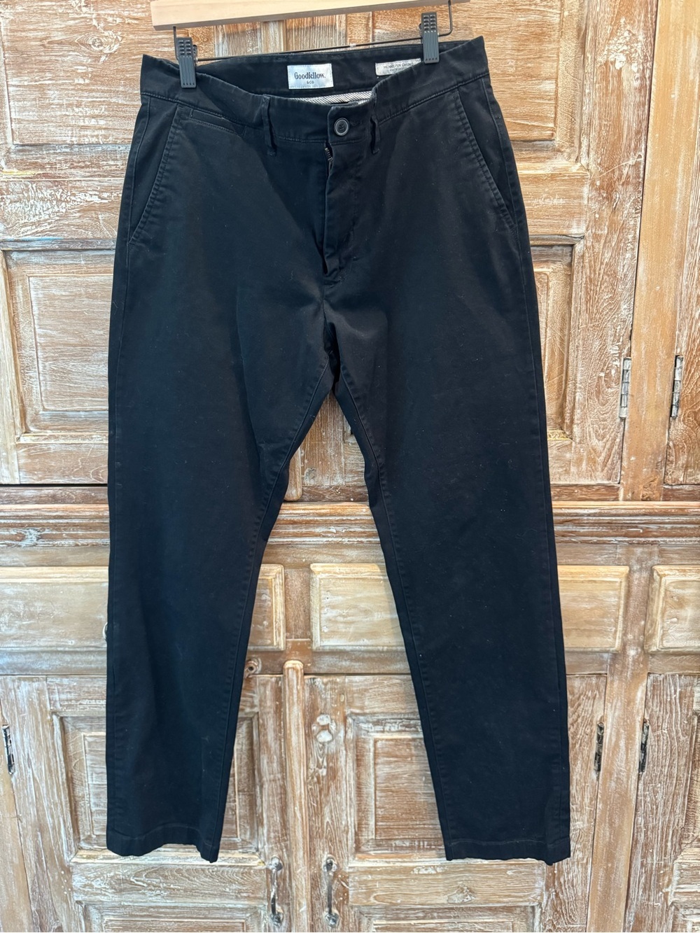 Goodfellow & Co Black Slim Chino Pants Casual Work Weekend Office